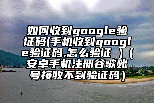 如何收到google验证码(手机收到google验证码,怎么验证 )（安卓手机注册谷歌账号接收不到验证码）