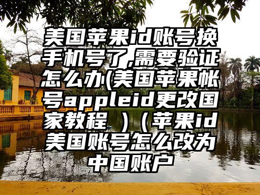 美国苹果id账号换手机号了,需要验证怎么办(美国苹果帐号appleid更改国家教程 )(苹果id美国账号怎么改为中国账户