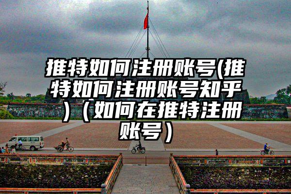 推特如何注册账号(推特如何注册账号知乎 )（如何在推特注册账号）
