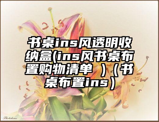 书桌ins风透明收纳盒(ins风书桌布置购物清单 )（书桌布置ins）