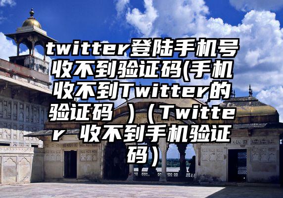 twitter登陆手机号收不到验证码(手机收不到Twitter的验证码 )（Twitter 收不到手机验证码）