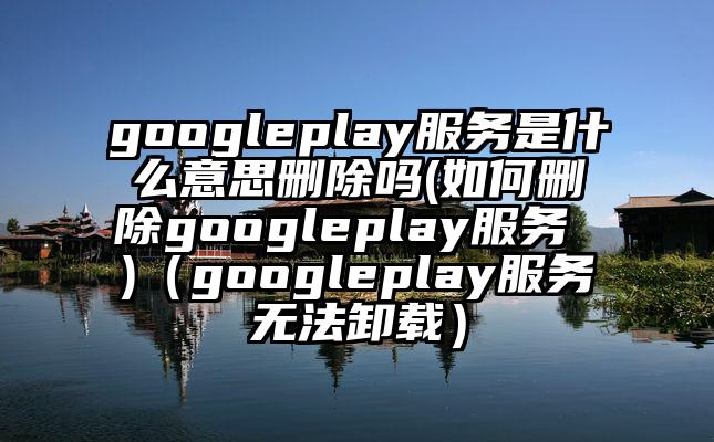 googleplay服务是什么意思删除吗(如何删除googleplay服务 )(googleplay服务无法卸载)