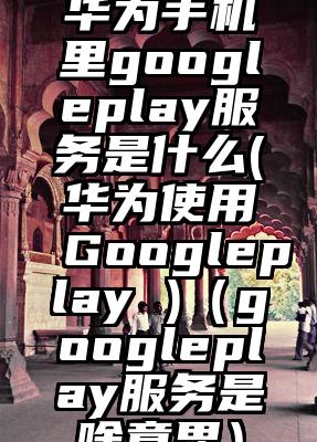 华为手机里googleplay服务是什么(华为使用Googleplay )（googleplay服务是啥意思）