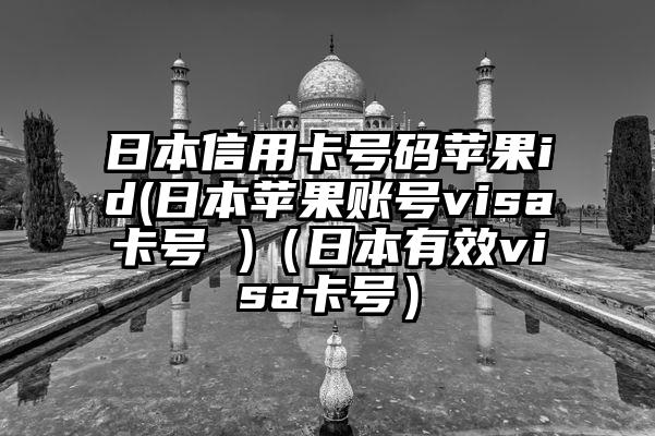日本信用卡号码苹果id(日本苹果账号visa卡号 )（日本有效visa卡号）