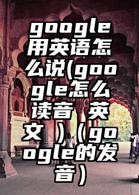 google用英语怎么说(google怎么读音 英文 )（google的发音）