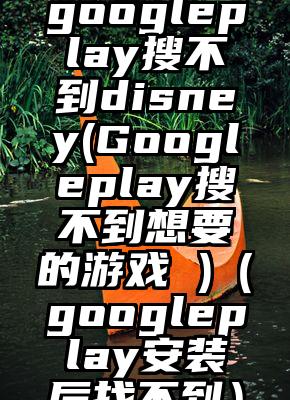 googleplay搜不到disney(Googleplay搜不到想要的游戏 )（googleplay安装后找不到）