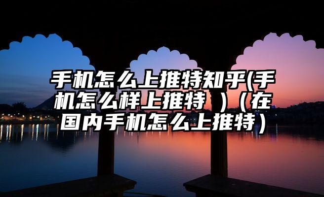 手机怎么上推特知乎(手机怎么样上推特 )（在国内手机怎么上推特）