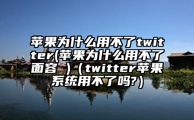 苹果为什么用不了twitter(苹果为什么用不了面容 )（twitter苹果系统用不了吗?）