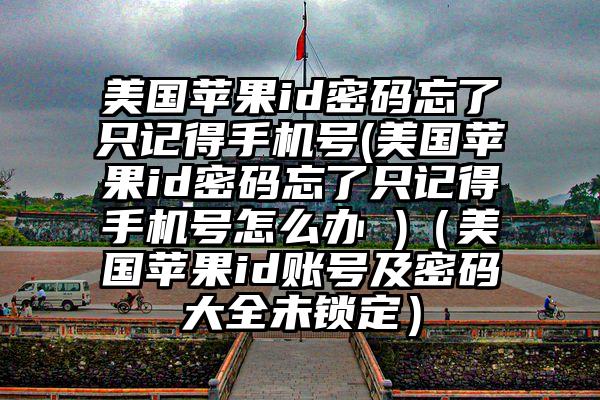 美国苹果id密码忘了只记得手机号(美国苹果id密码忘了只记得手机号怎么办 )(美国苹果id账号及密码大全未锁定)
