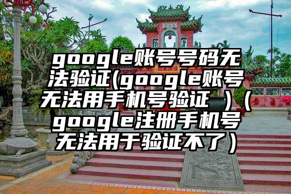 google账号号码无法验证(google账号无法用手机号验证 )（google注册手机号无法用于验证不了）