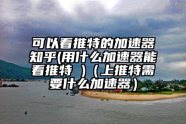 可以看推特的加速器知乎(用什么加速器能看推特 )（上推特需要什么加速器）