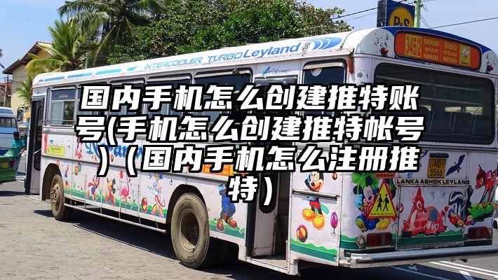 国内手机怎么创建推特账号(手机怎么创建推特帐号 )（国内手机怎么注册推特）