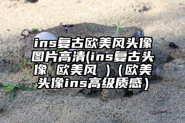 ins复古欧美风头像图片高清(ins复古头像 欧美风 )（欧美头像ins高级质感）