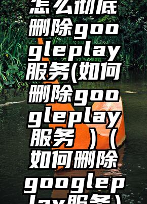怎么彻底删除googleplay服务(如何删除googleplay服务 )（如何删除googleplay服务）