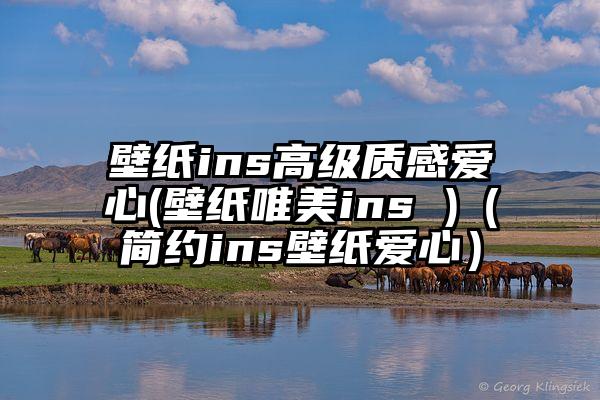 壁纸ins高级质感爱心(壁纸唯美ins )（简约ins壁纸爱心）