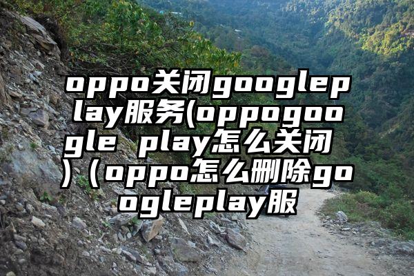 oppo关闭googleplay服务(oppogoogle play怎么关闭 )（oppo怎么删除googleplay服
