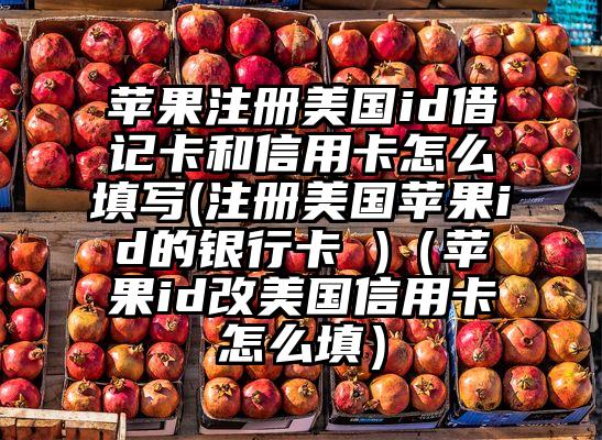 苹果注册美国id借记卡和信用卡怎么填写(注册美国苹果id的银行卡 )（苹果id改美国信用卡怎么填）
