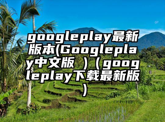 googleplay最新版本(Googleplay中文版 )（googleplay下载最新版）