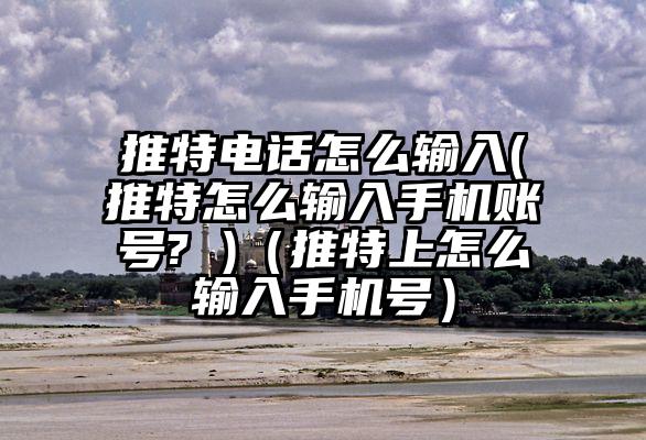 推特电话怎么输入(推特怎么输入手机账号? )（推特上怎么输入手机号）