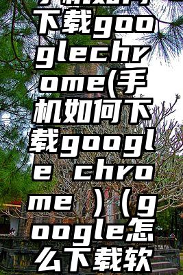手机如何下载googlechrome(手机如何下载google chrome )（google怎么下载软件）