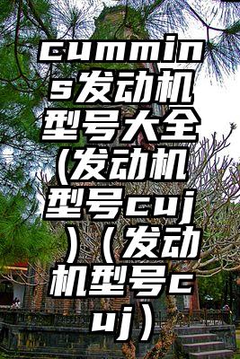 cummins发动机型号大全(发动机型号cuj )（发动机型号cuj）
