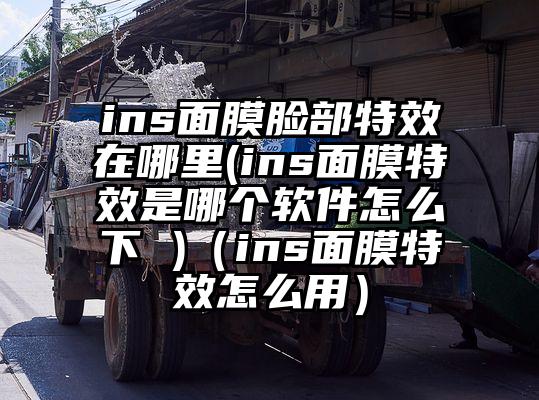 ins面膜脸部特效在哪里(ins面膜特效是哪个软件怎么下 )（ins面膜特效怎么用）