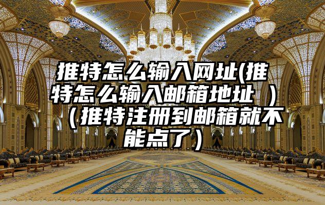 推特怎么输入网址(推特怎么输入邮箱地址 )（推特注册到邮箱就不能点了）