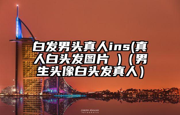 白发男头真人ins(真人白头发图片 )（男生头像白头发真人）