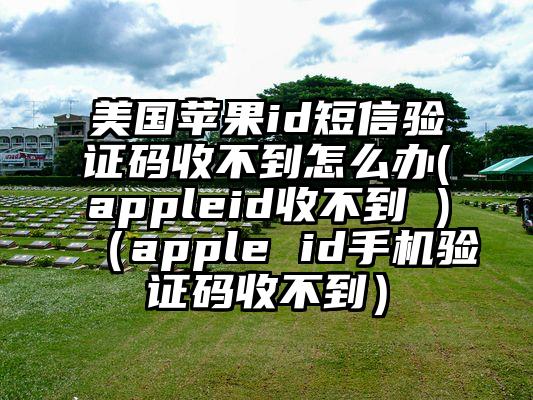 美国苹果id短信验证码收不到怎么办(appleid收不到 )（apple id手机验证码收不到）