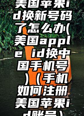 美国苹果id换新号码了怎么办(美国apple id换中国手机号 )（手机如何注册美国苹果id账号）