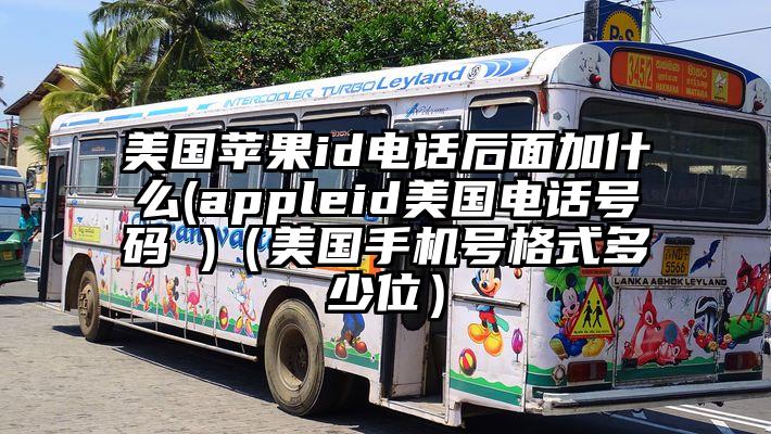 美国苹果id电话后面加什么(appleid美国电话号码 )（美国手机号格式多少位）
