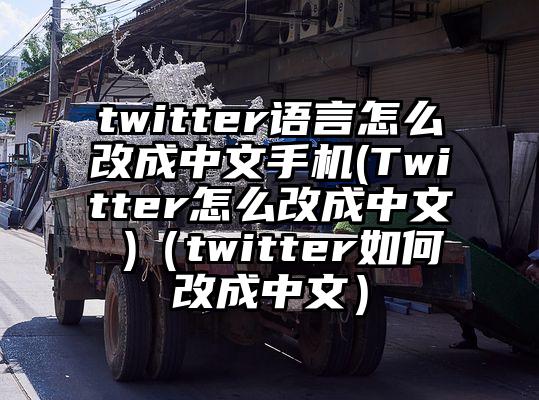 twitter语言怎么改成中文手机(Twitter怎么改成中文 )（twitter如何改成中文）