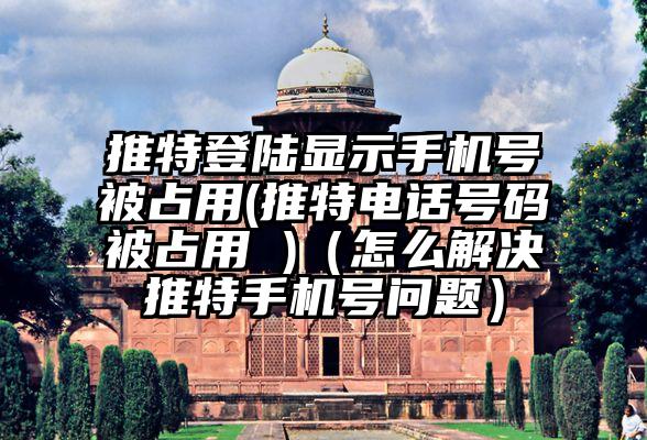 推特登陆显示手机号被占用(推特电话号码被占用 )（怎么解决推特手机号问题）