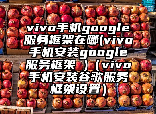 vivo手机google服务框架在哪(vivo手机安装google服务框架 )（vivo手机安装谷歌服务框架设置）