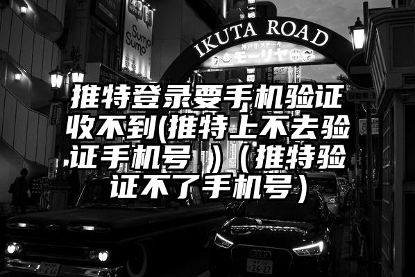 推特登录要手机验证收不到(推特上不去验证手机号 )（推特验证不了手机号）