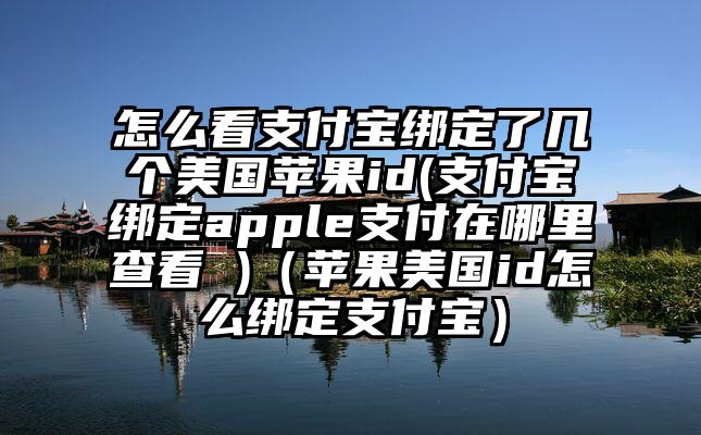 怎么看支付宝绑定了几个美国苹果id(支付宝绑定apple支付在哪里查看 )（苹果美国id怎么绑定支付宝）