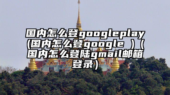 国内怎么登googleplay(国内怎么登google )（国内怎么登陆gmail邮箱登录）