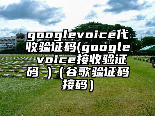 googlevoice代收验证码(google voice接收验证码 )（谷歌验证码接码）