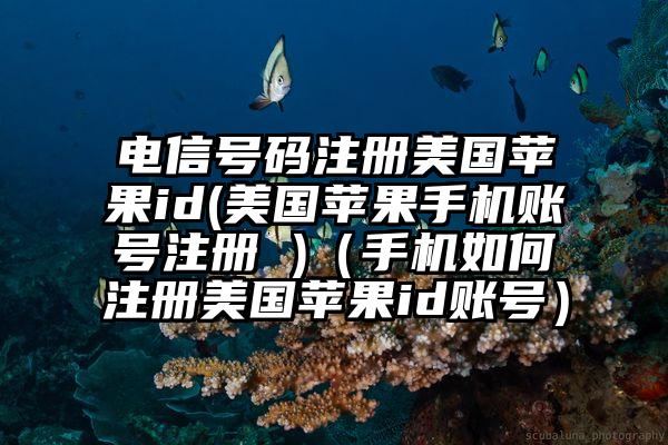 电信号码注册美国苹果id(美国苹果手机账号注册 )（手机如何注册美国苹果id账号）