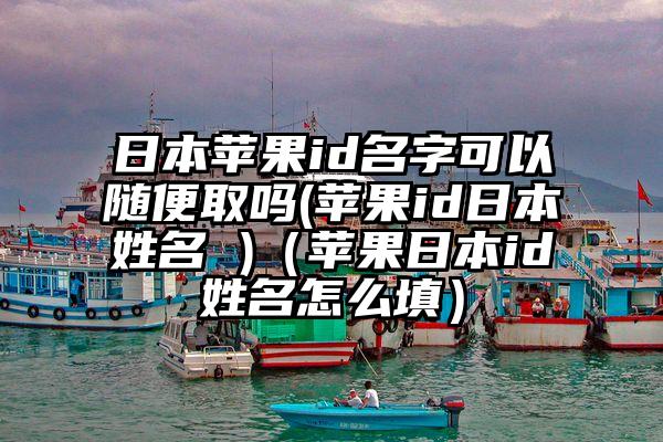 日本苹果id名字可以随便取吗(苹果id日本姓名 )（苹果日本id姓名怎么填）
