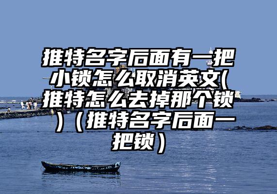 推特名字后面有一把小锁怎么取消英文(推特怎么去掉那个锁 )（推特名字后面一把锁）