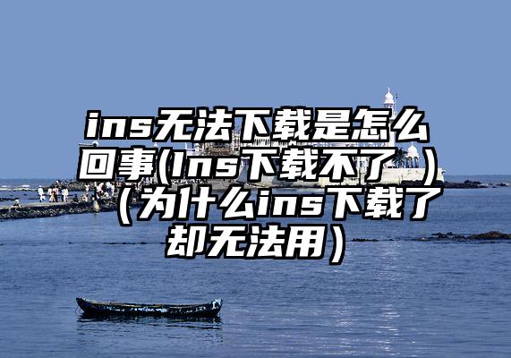 ins无法下载是怎么回事(Ins下载不了 )（为什么ins下载了却无法用）