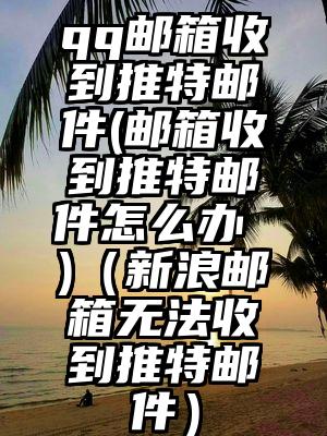 qq邮箱收到推特邮件(邮箱收到推特邮件怎么办 )（新浪邮箱无法收到推特邮件）