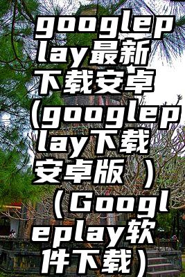 googleplay最新下载安卓(googleplay下载安卓版 )（Googleplay软件下载）