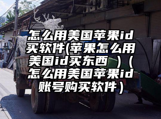 怎么用美国苹果id买软件(苹果怎么用美国id买东西 )（怎么用美国苹果id账号购买软件）