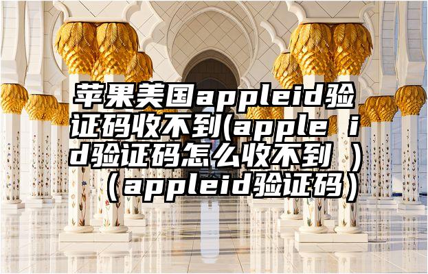 苹果美国appleid验证码收不到(apple id验证码怎么收不到 )（appleid验证码）