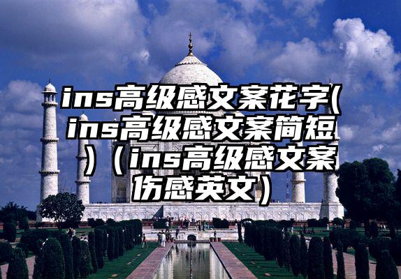 ins高级感文案花字(ins高级感文案简短 )（ins高级感文案伤感英文）