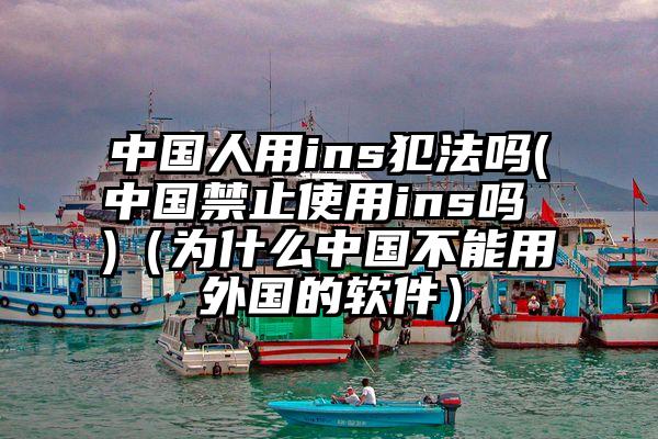中国人用ins犯法吗(中国禁止使用ins吗 )（为什么中国不能用外国的软件）