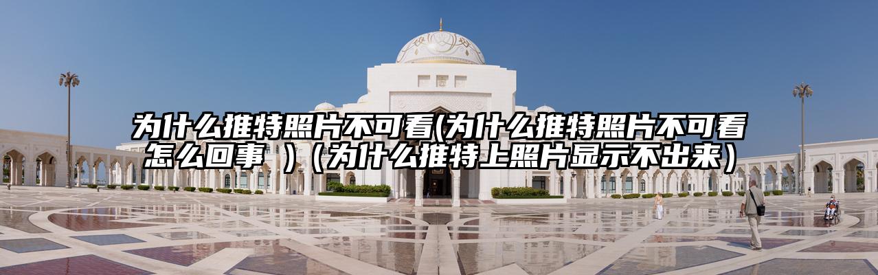 为什么推特照片不可看(为什么推特照片不可看怎么回事 )（为什么推特上照片显示不出来）
