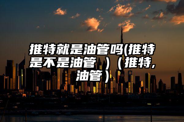 推特就是油管吗(推特是不是油管 )（推特,油管）